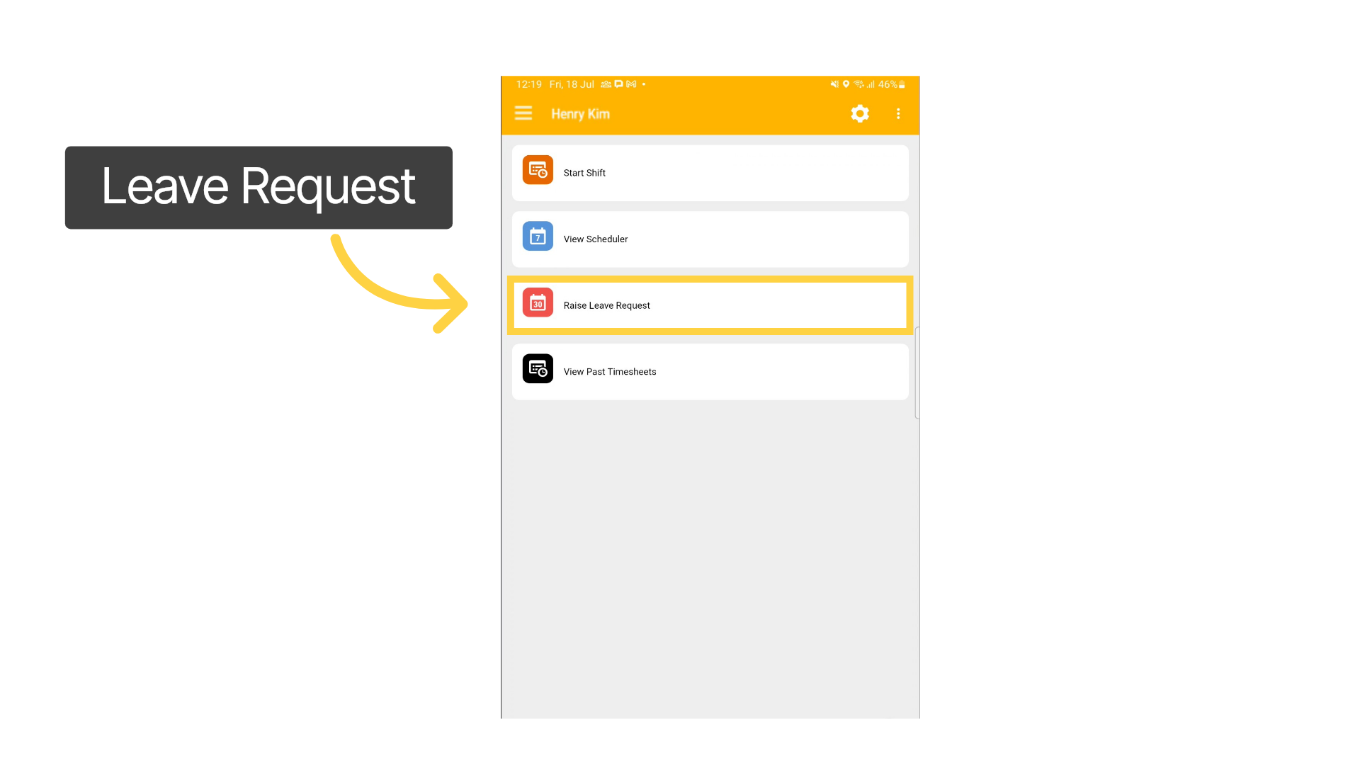 Raise Leave Request