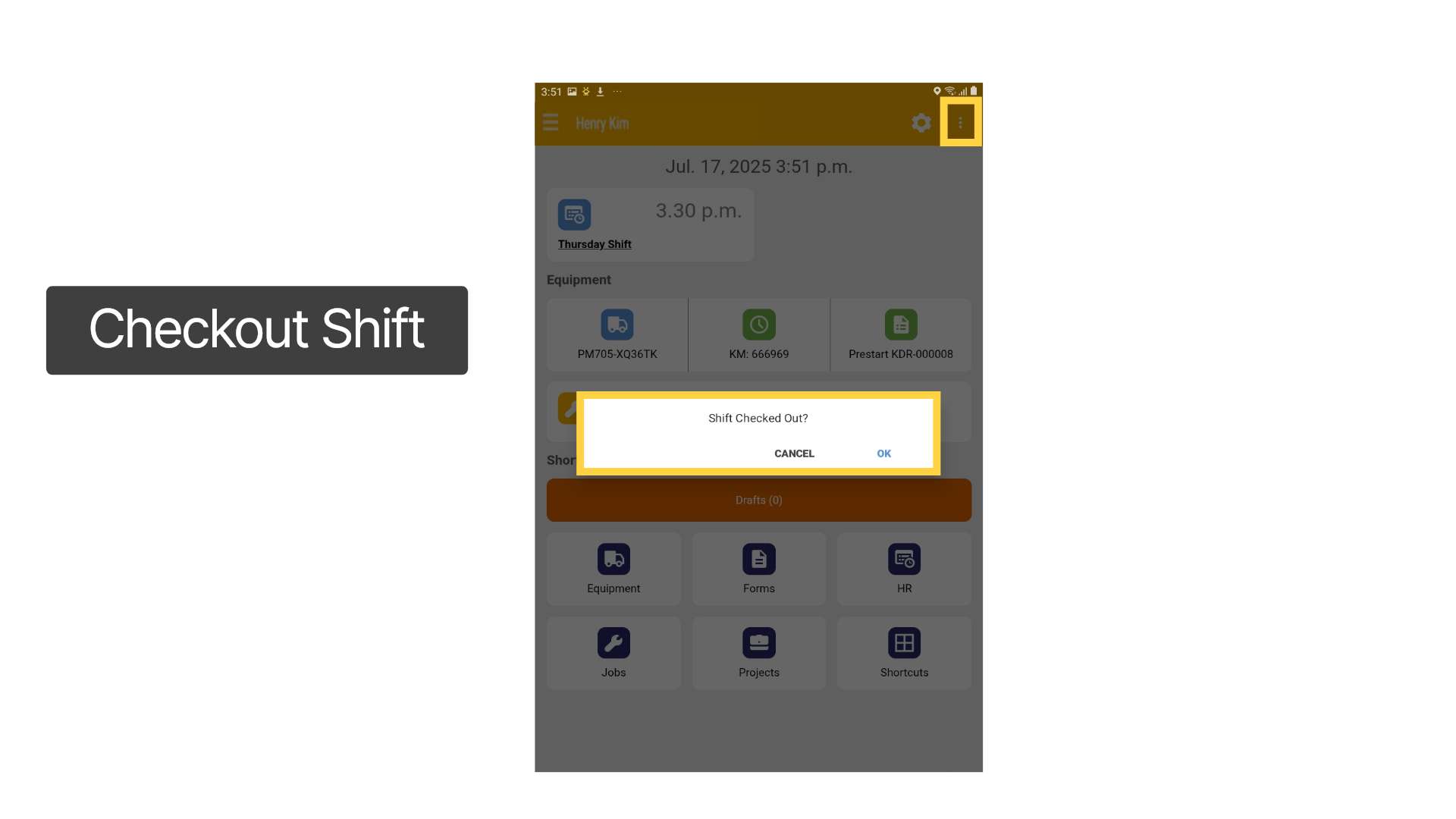 Checkout Shift