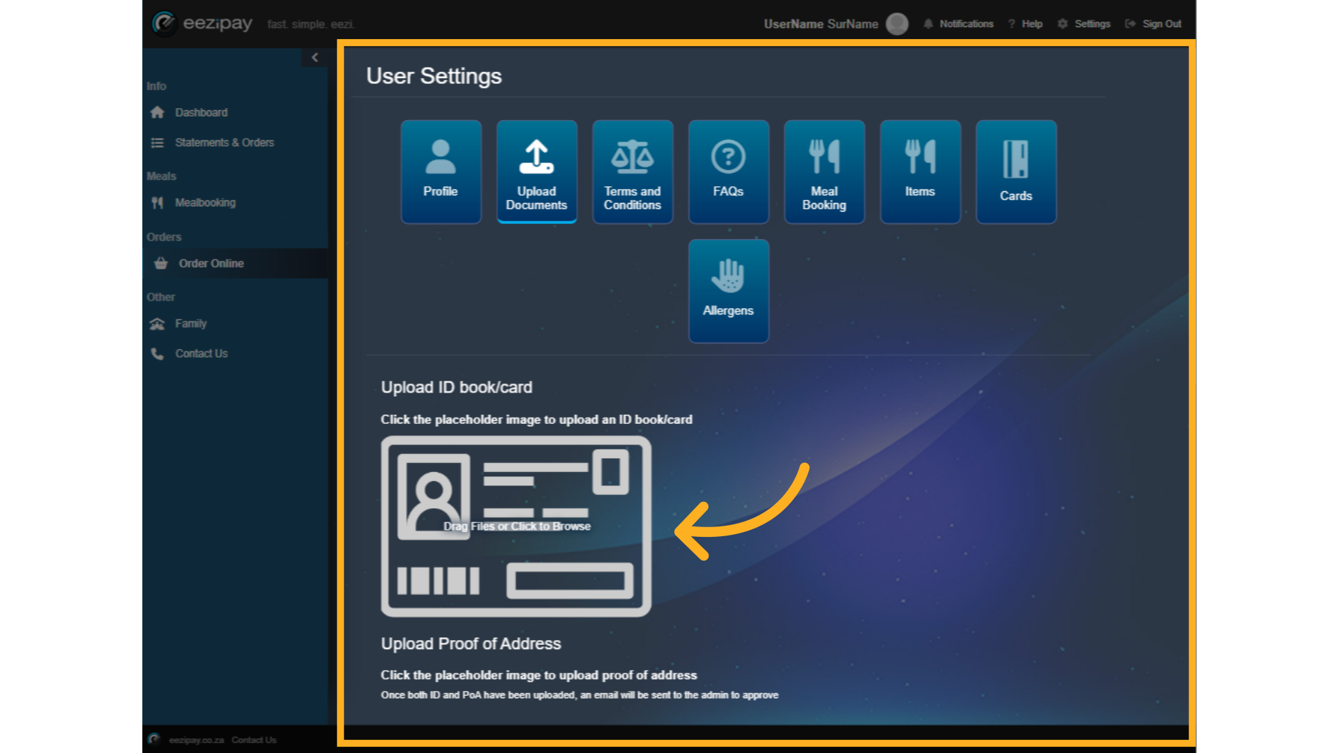 Upload Documents