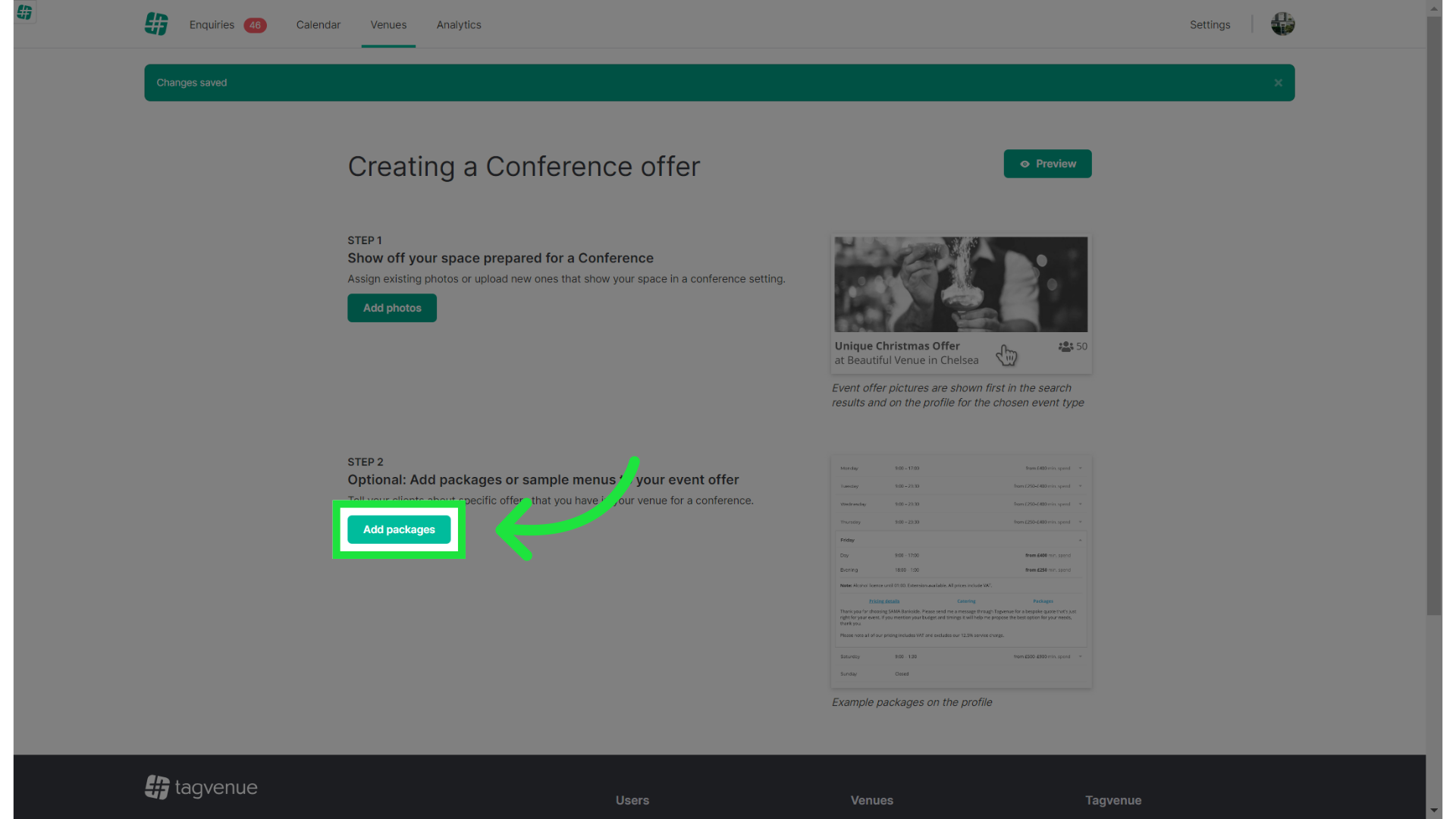 Click 'Add packages'