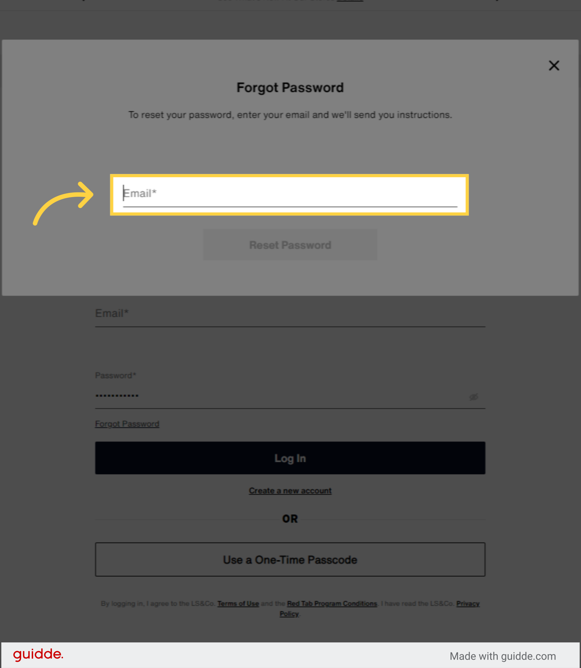 How do I reset my Account Password? 