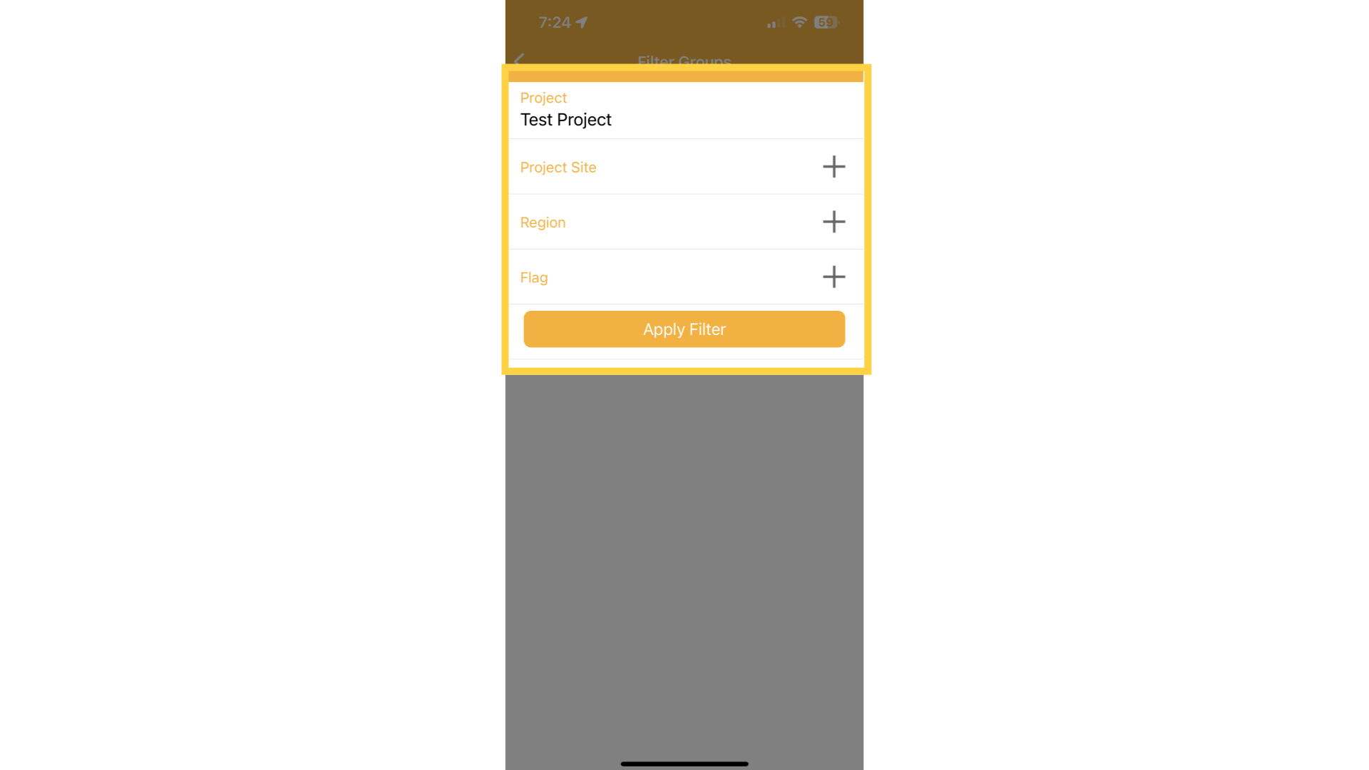 Filter Options