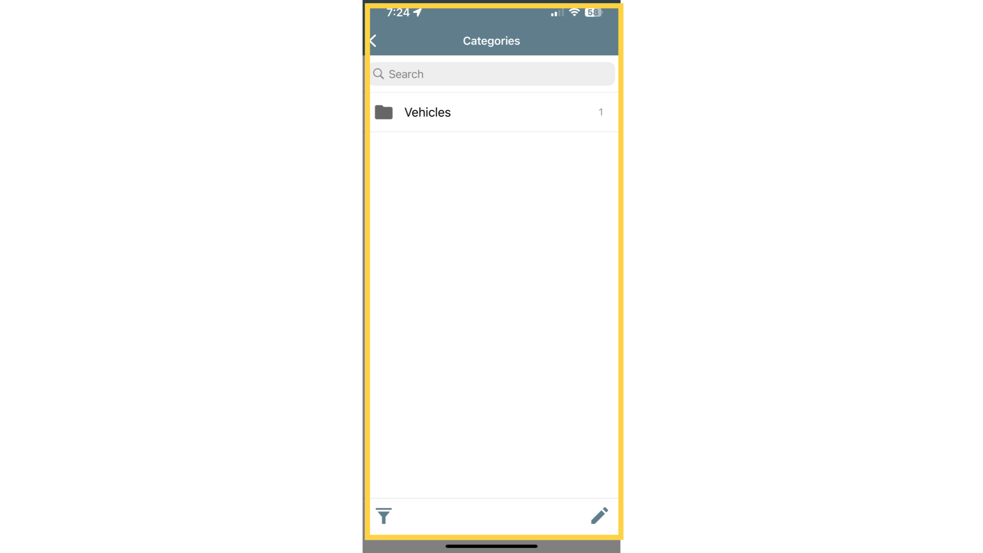 Filtered Categories