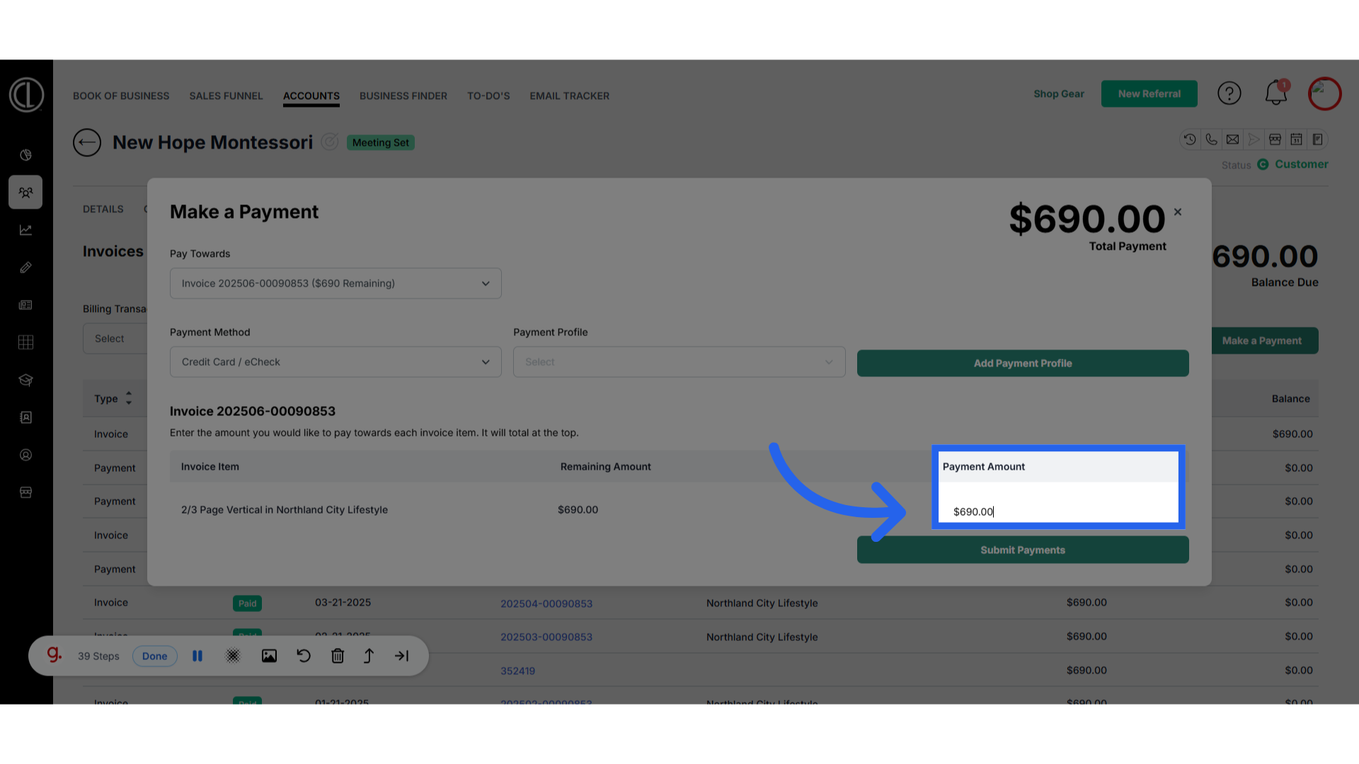 Payment Amount