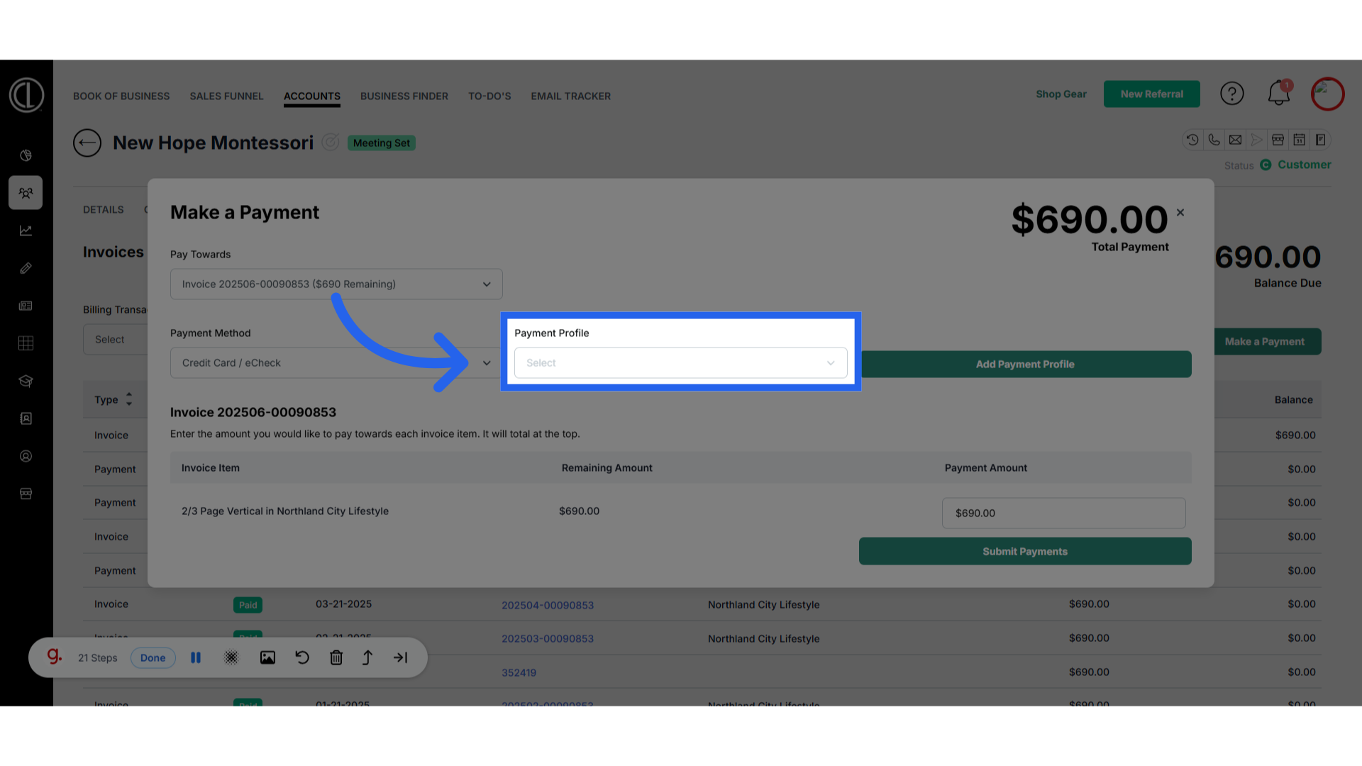 Payment Profile
