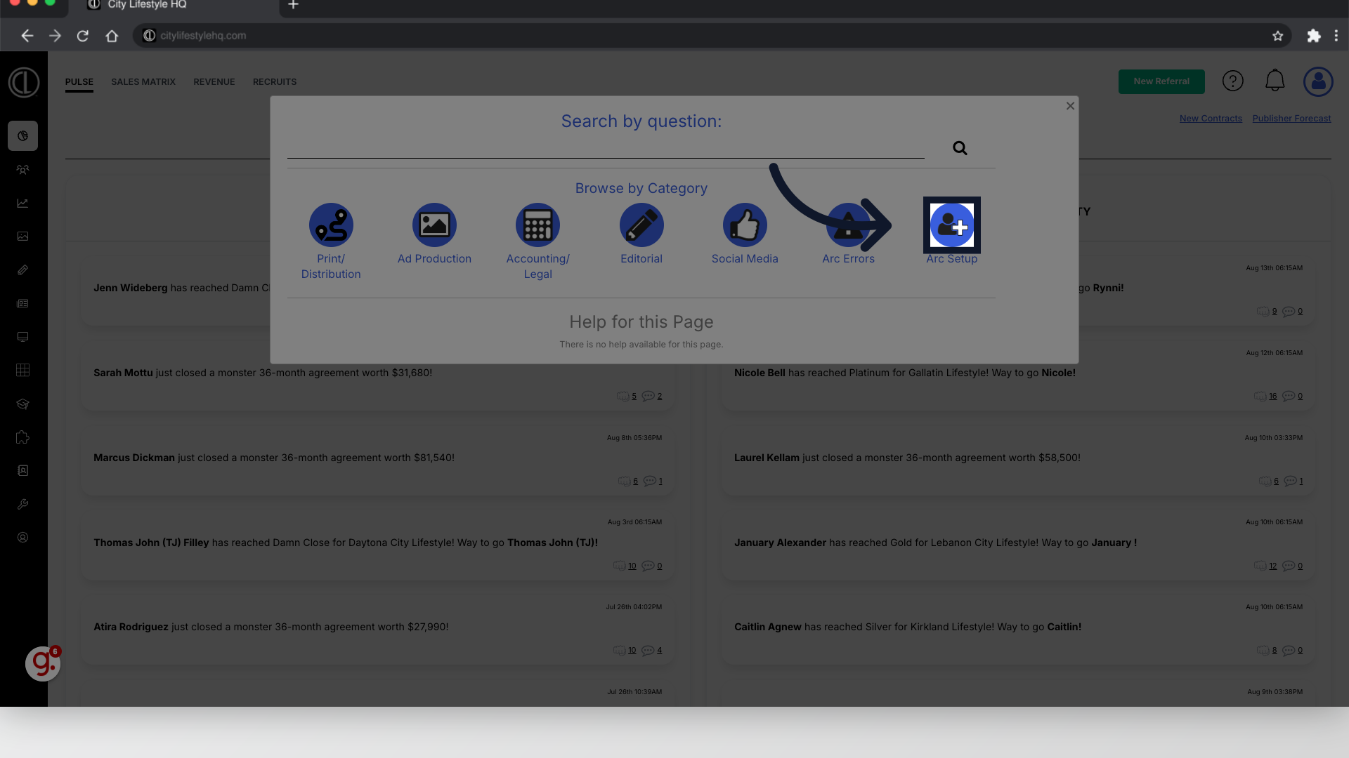 Select the related category