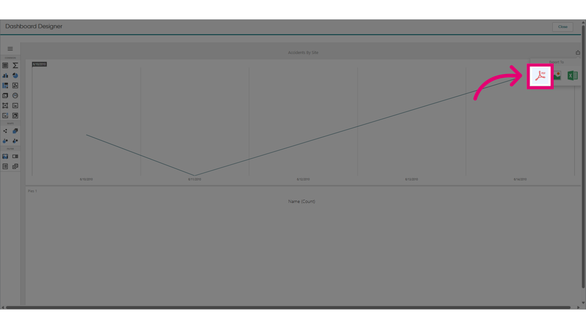 Click 'Export to PDF'