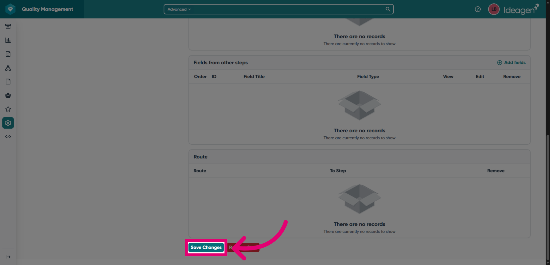 Click 'Save Changes'