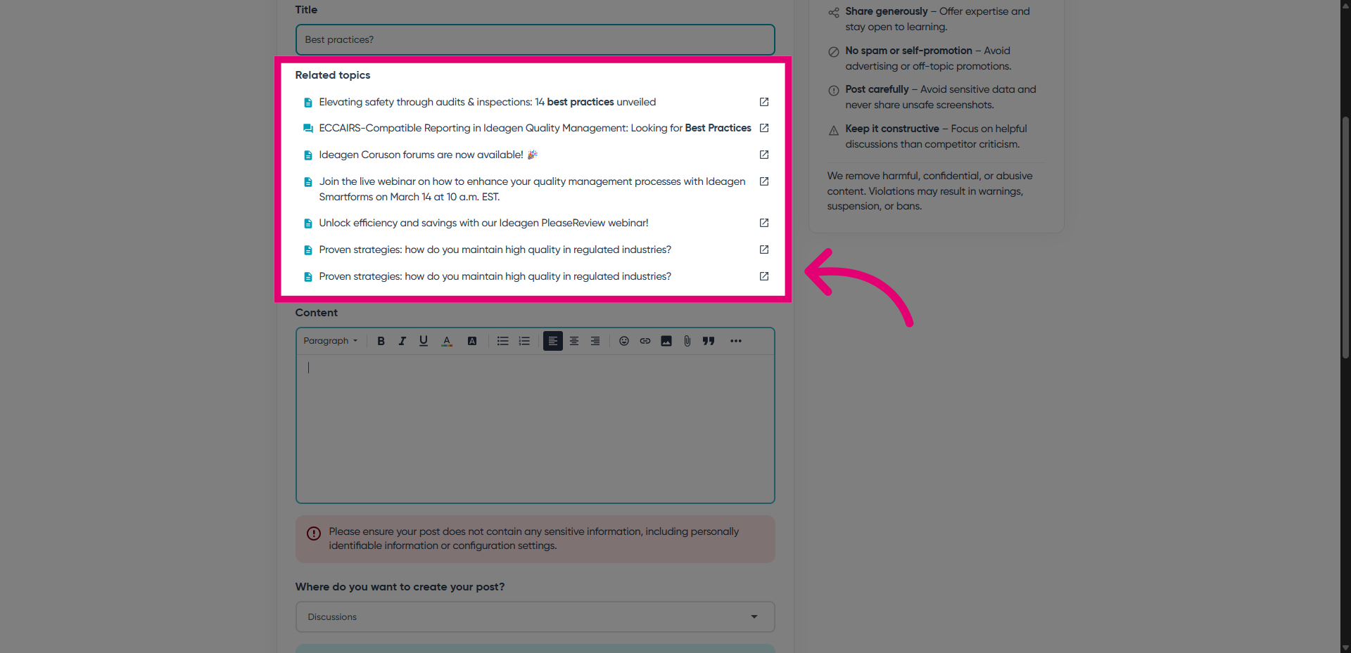 Review related posts