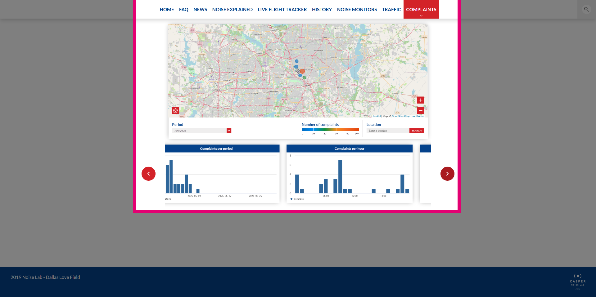 Complaints data browser