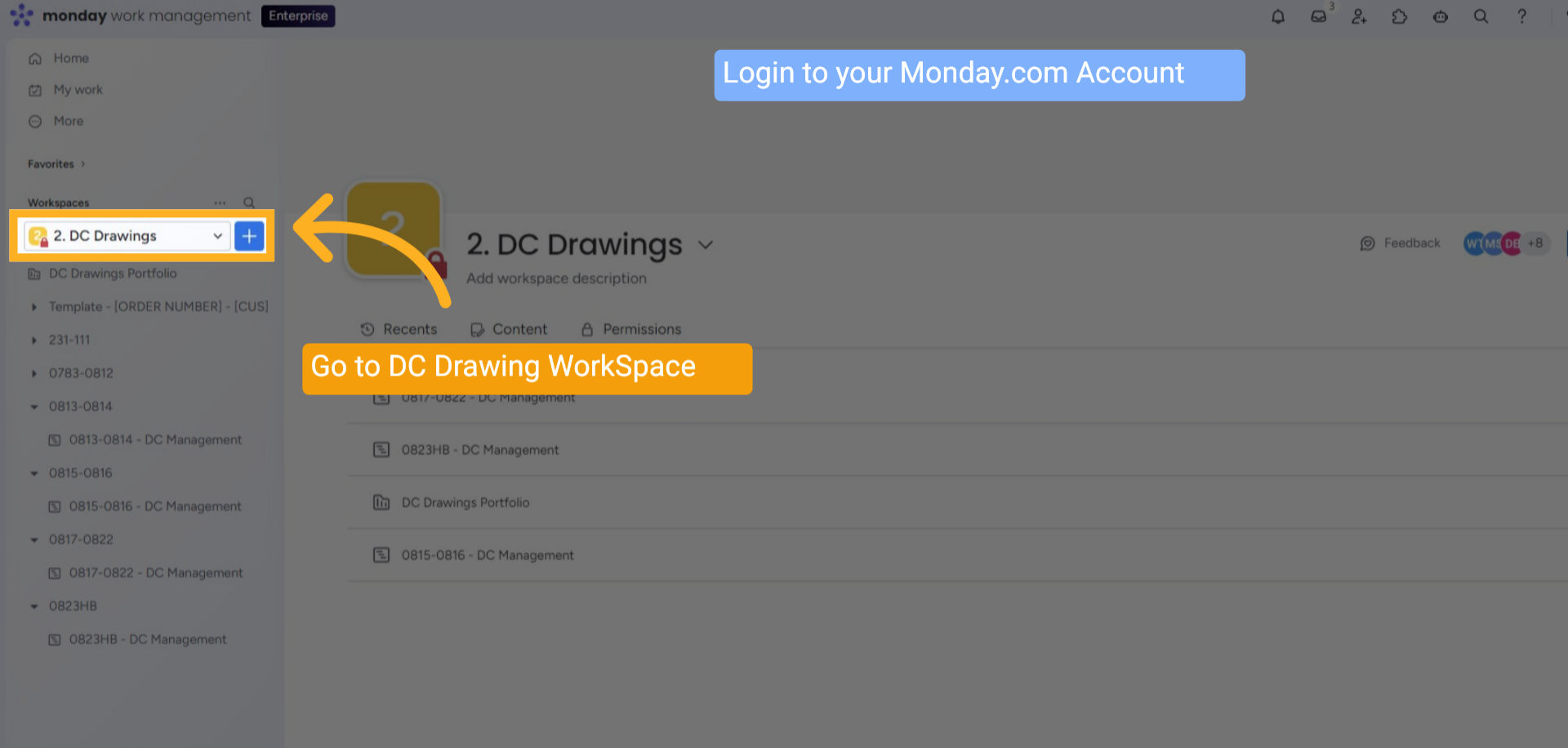 XFMR Workspace On Monday .com