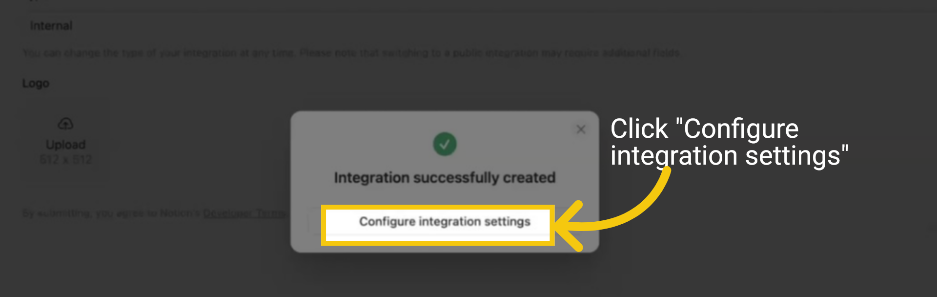 Integration Created