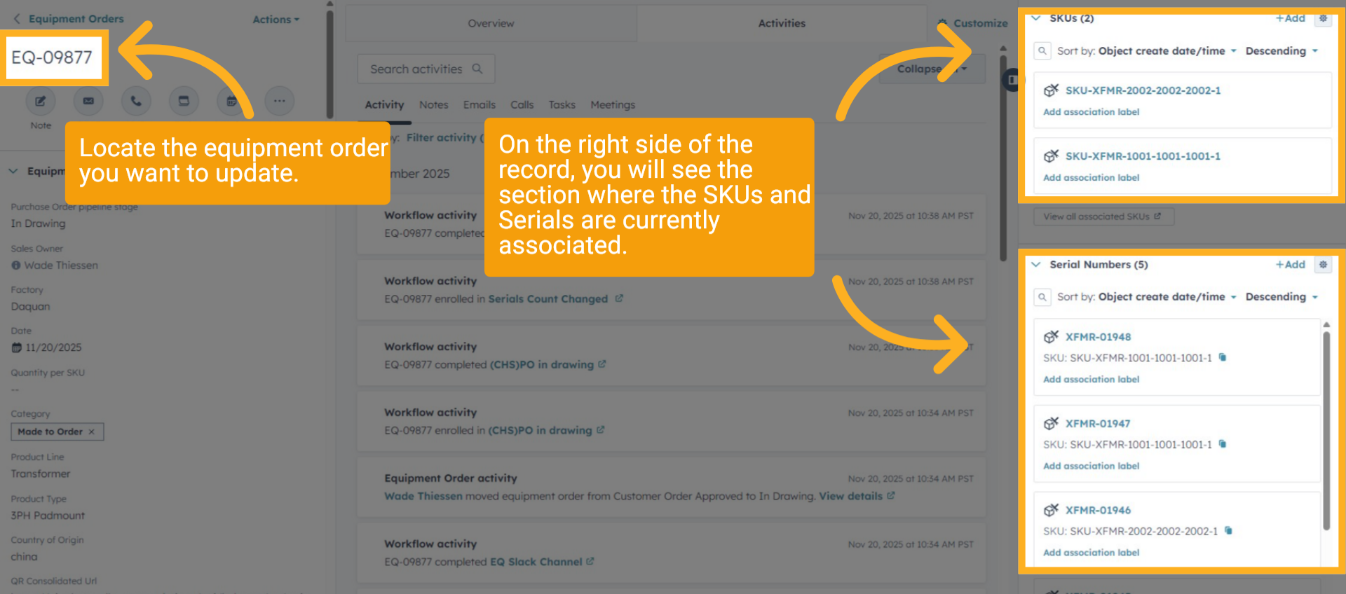 How to Delete a SKU or Serial