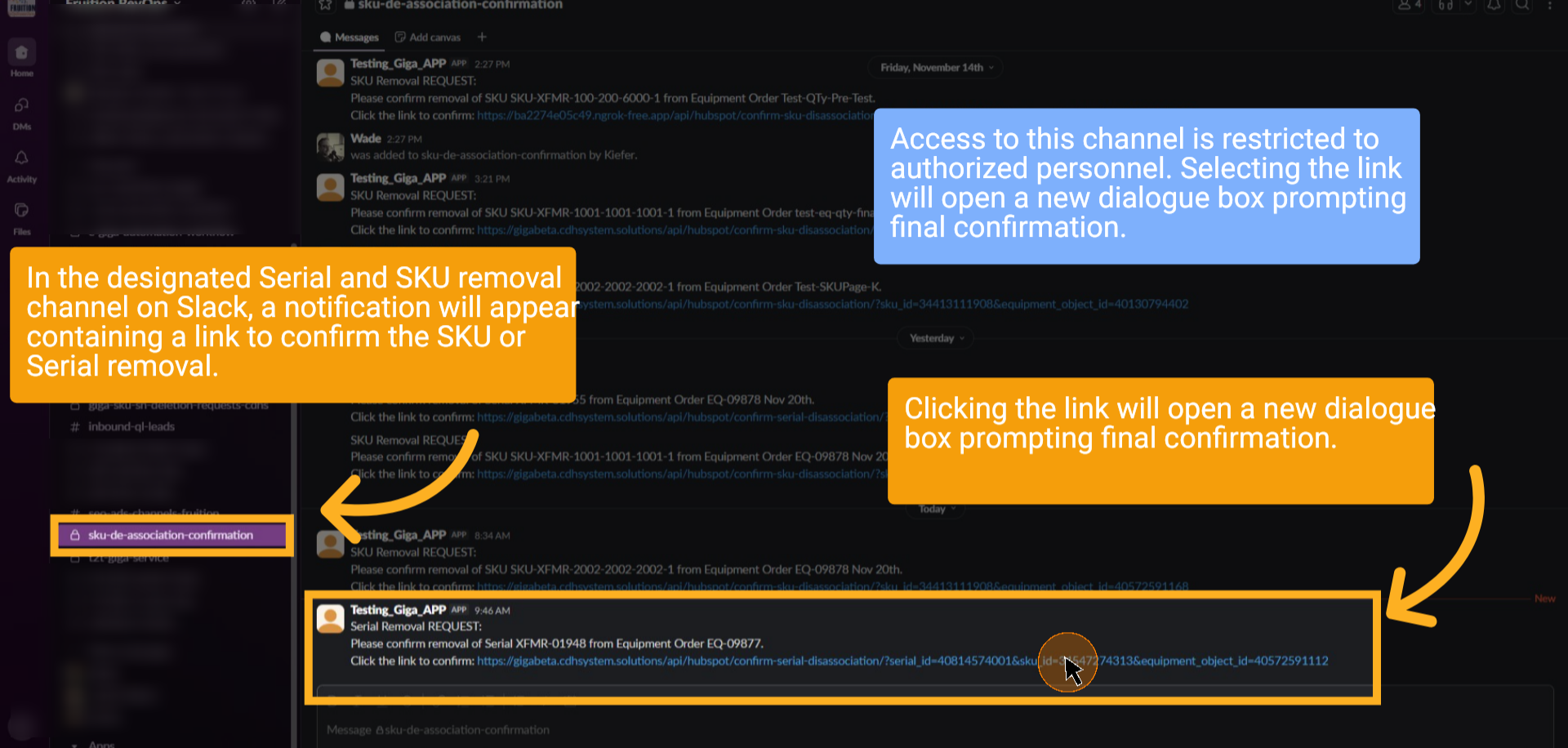 Slack Channel