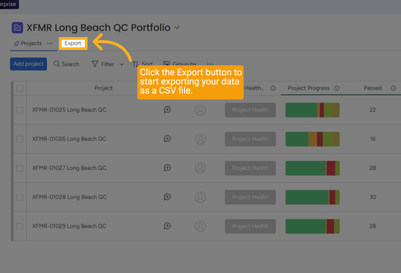 Exporting CSV