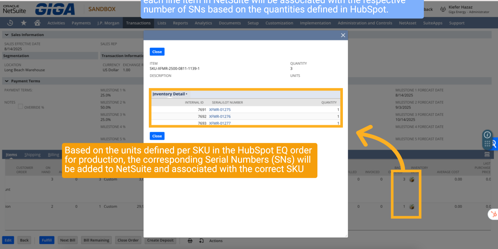 Multiple SKUs Quantity