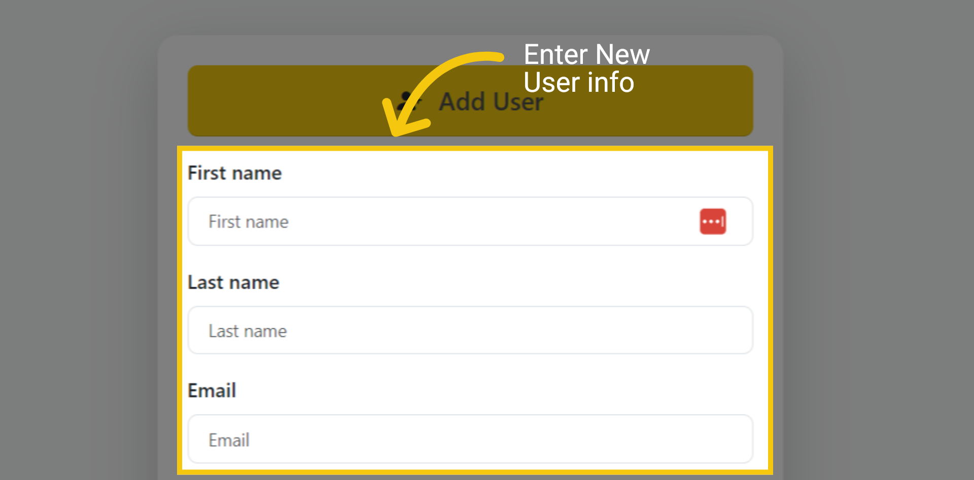 User Info