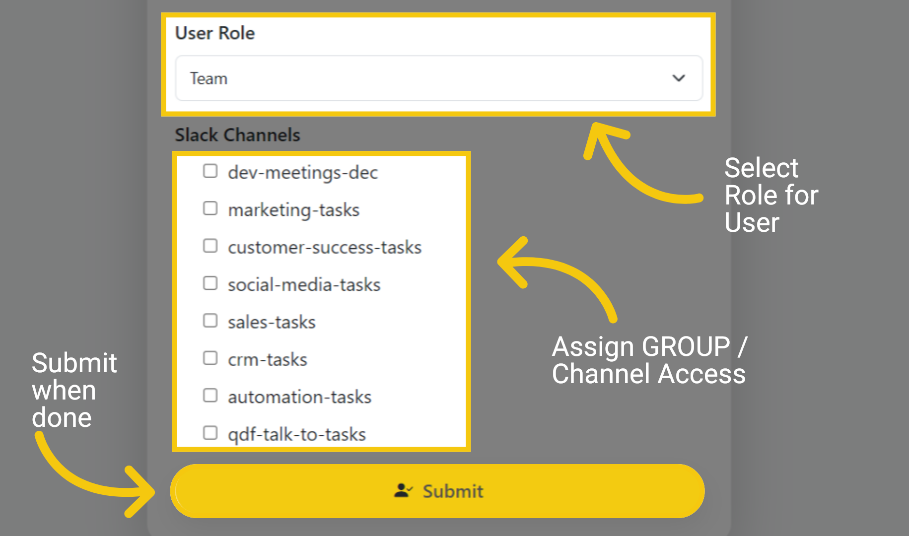 Group and Role Access