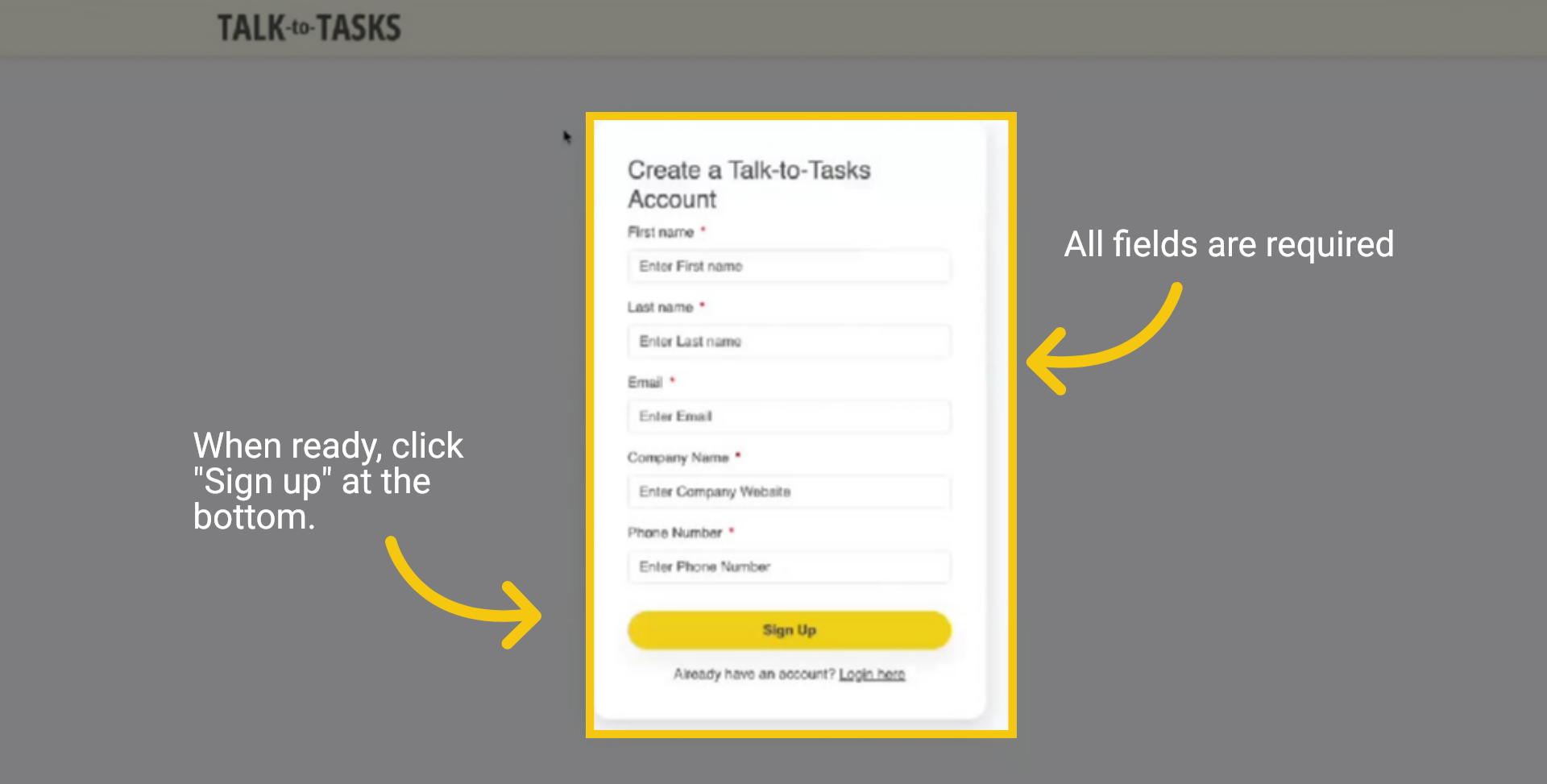 Registration Form