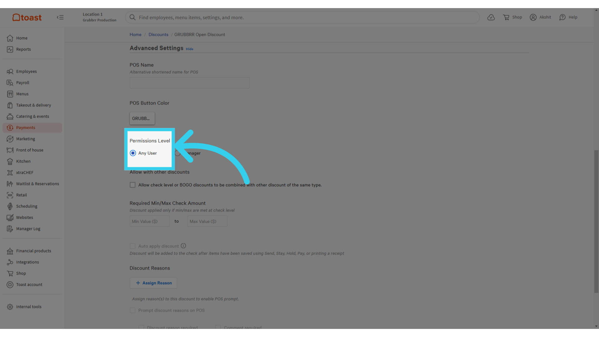 Make sure that the discount's Permissions Level is set to 'Any User'