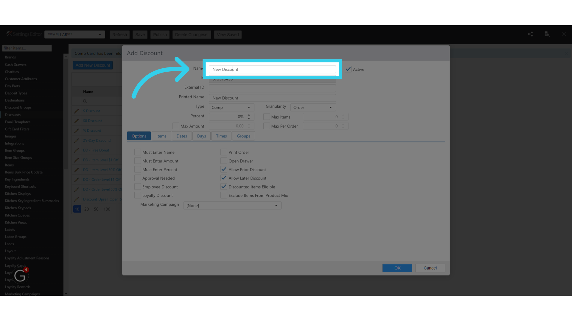 Give your discount an easily recognizable name