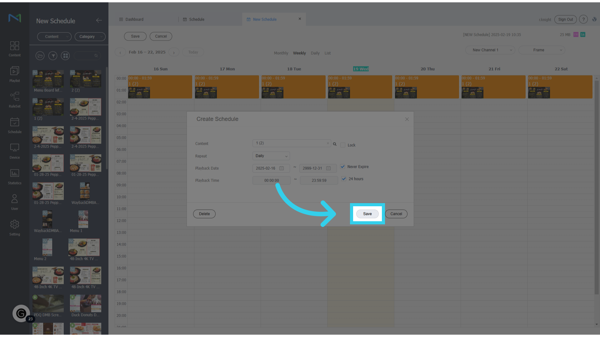 Click 'Save' to apply your changes