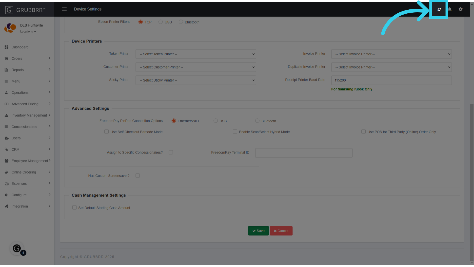 Sync your changes to update the Kiosk
