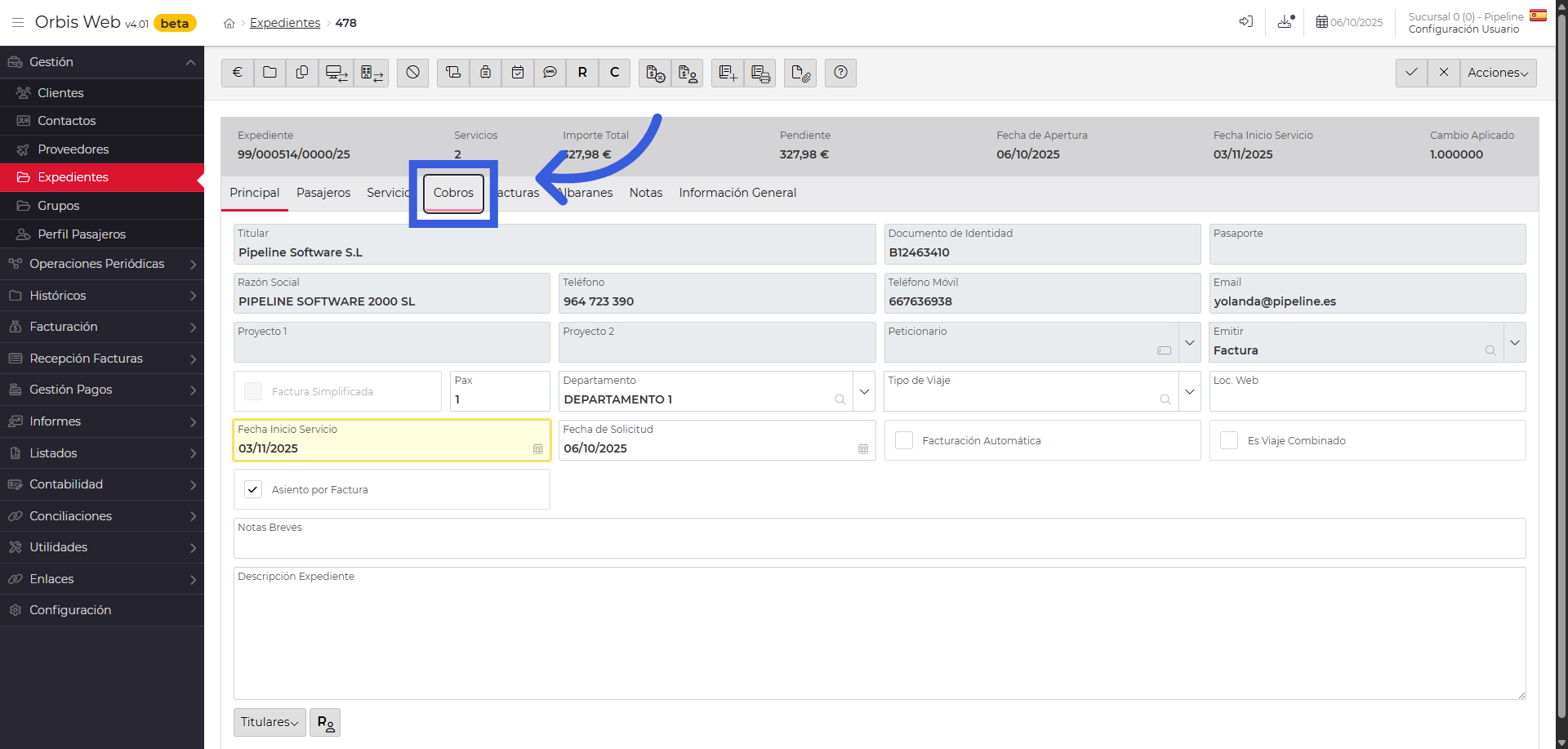 Crear un enlace de pago