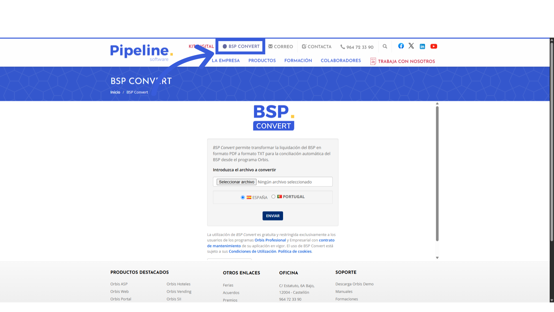 Convertir el PDF a archivo de texto