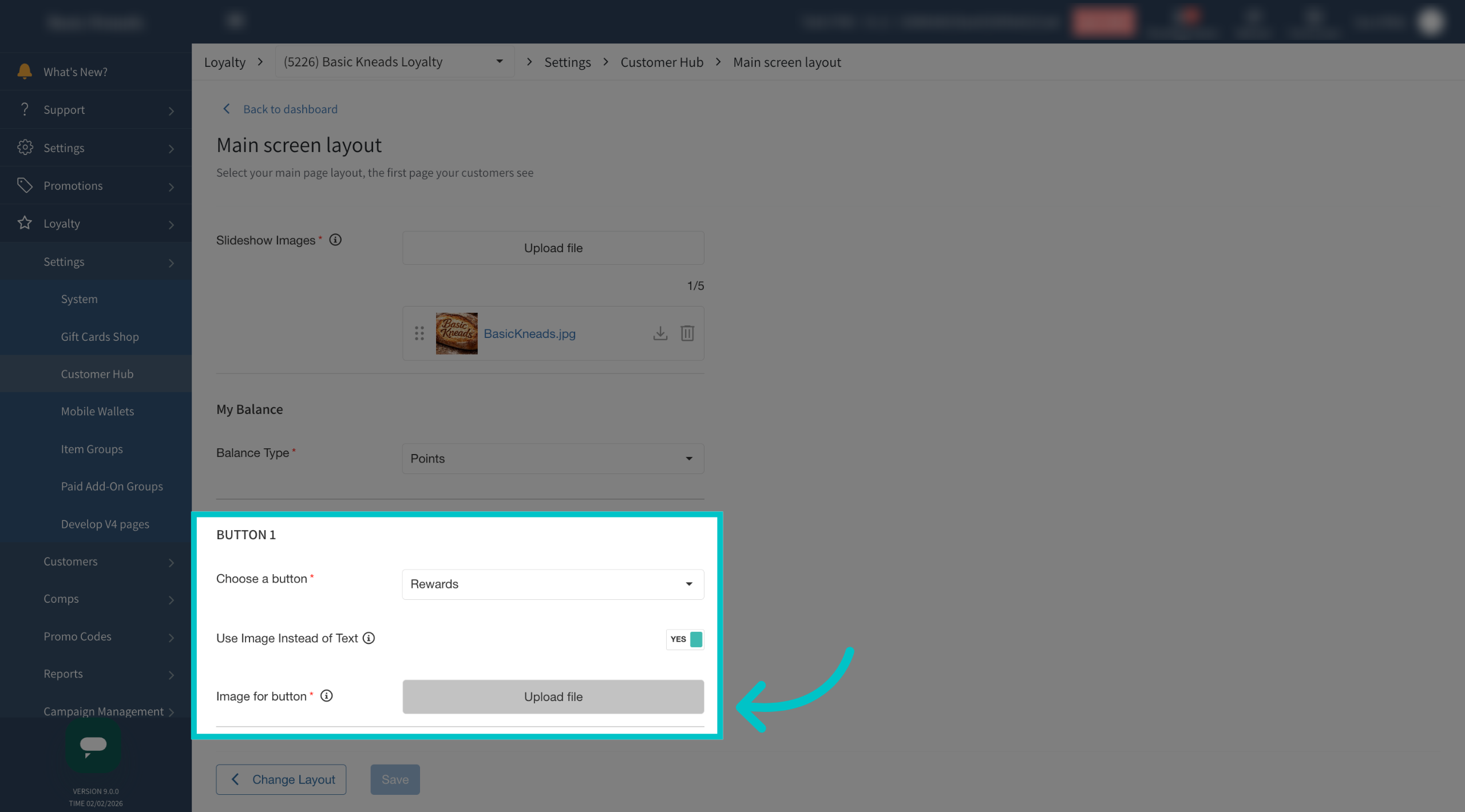 Choose Upload File Option