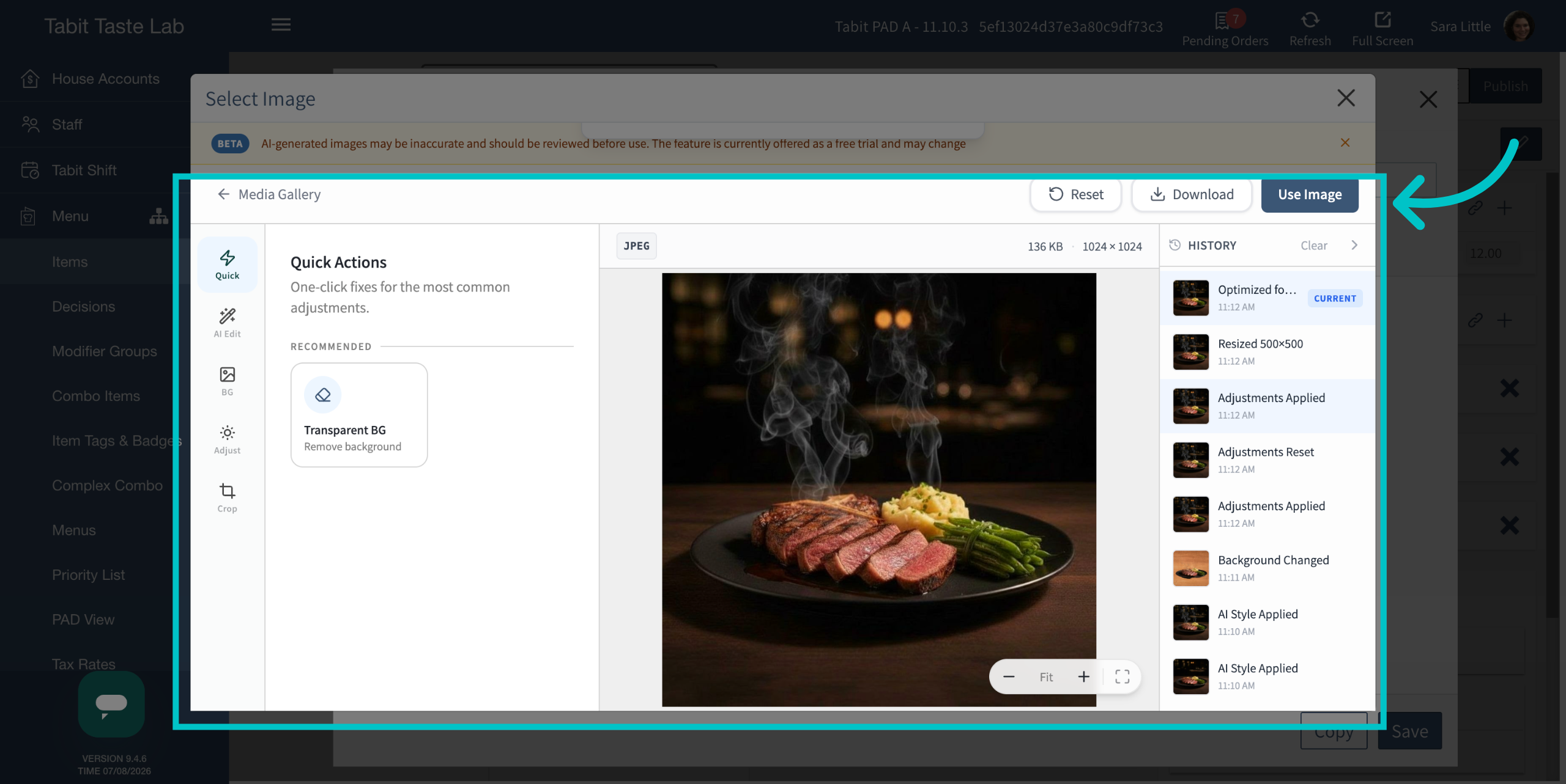 Open Decisions Section