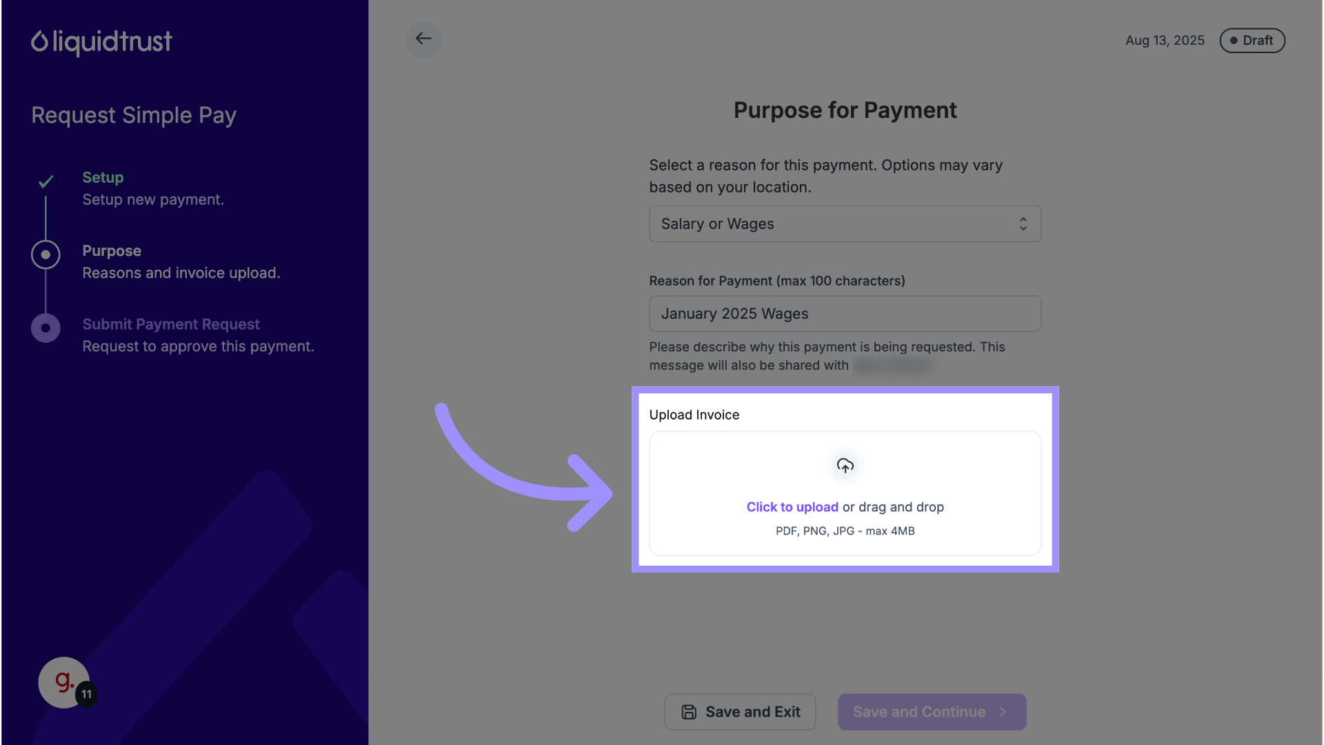 Upload Invoice