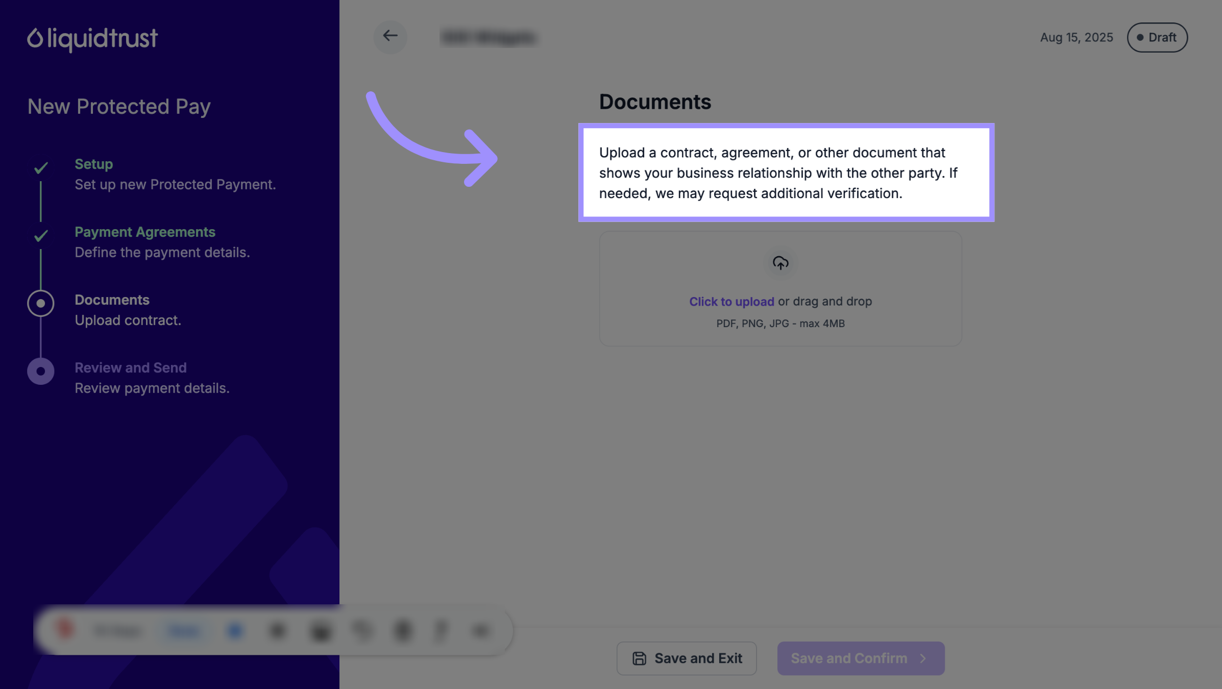 Upload Documents