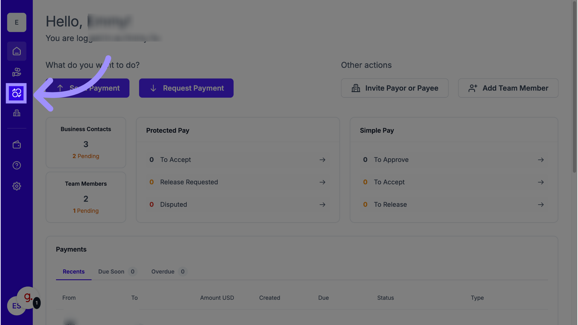 Navigate to Protected Pay