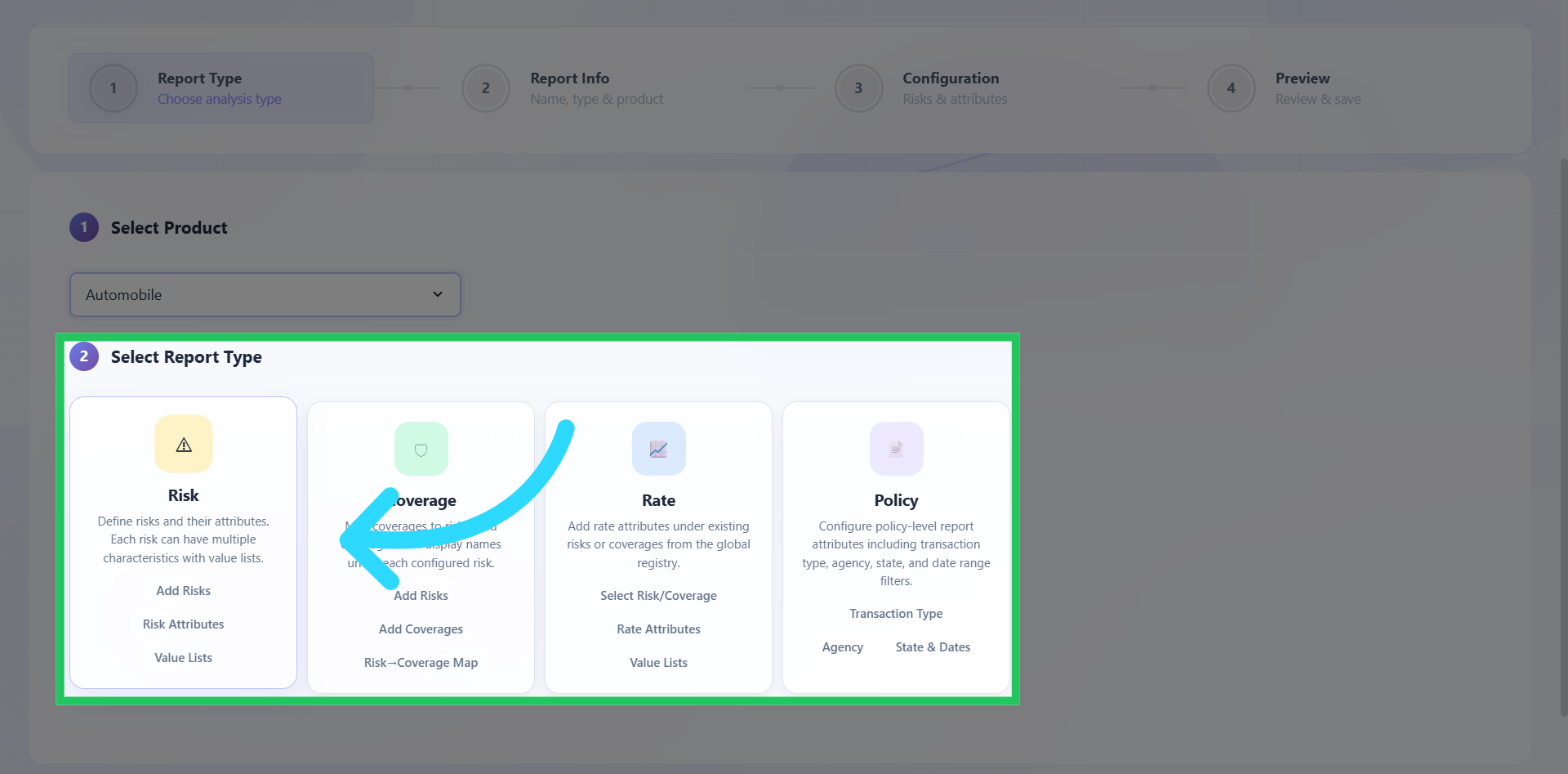 Choose a Report Type