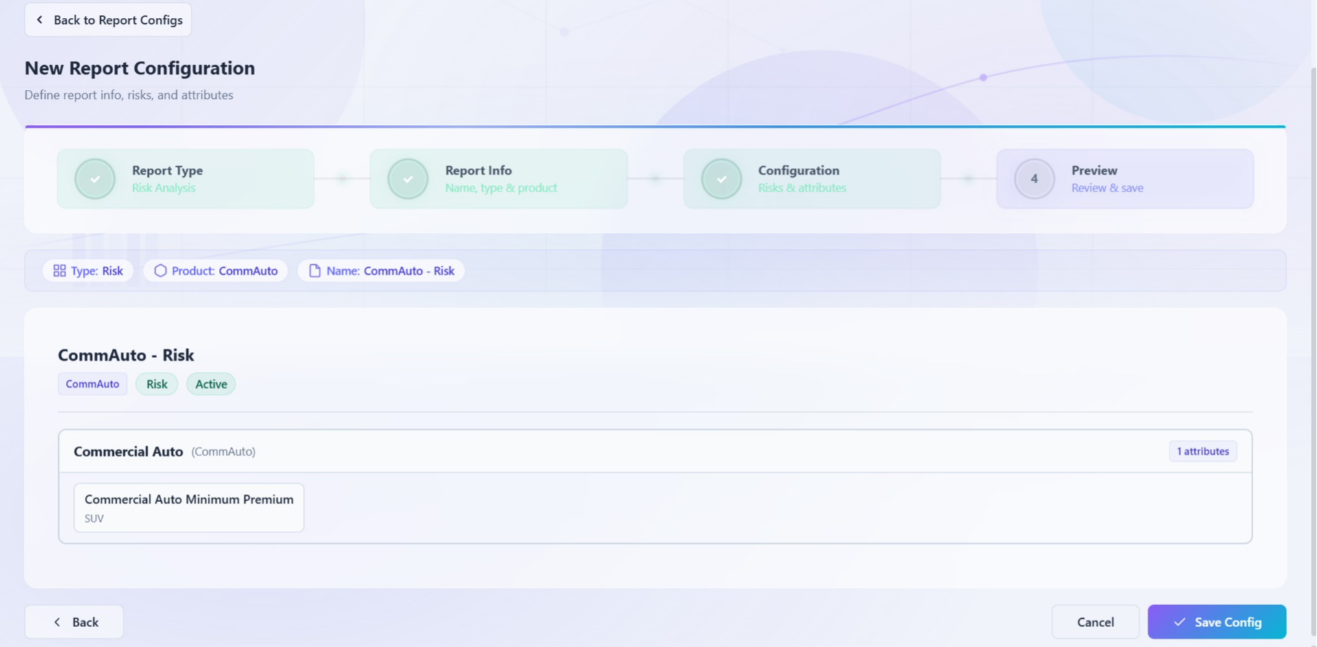 Preview & Save the Configuration