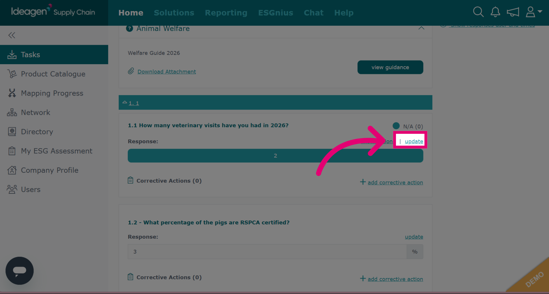 Edit Answer within Responses Tab