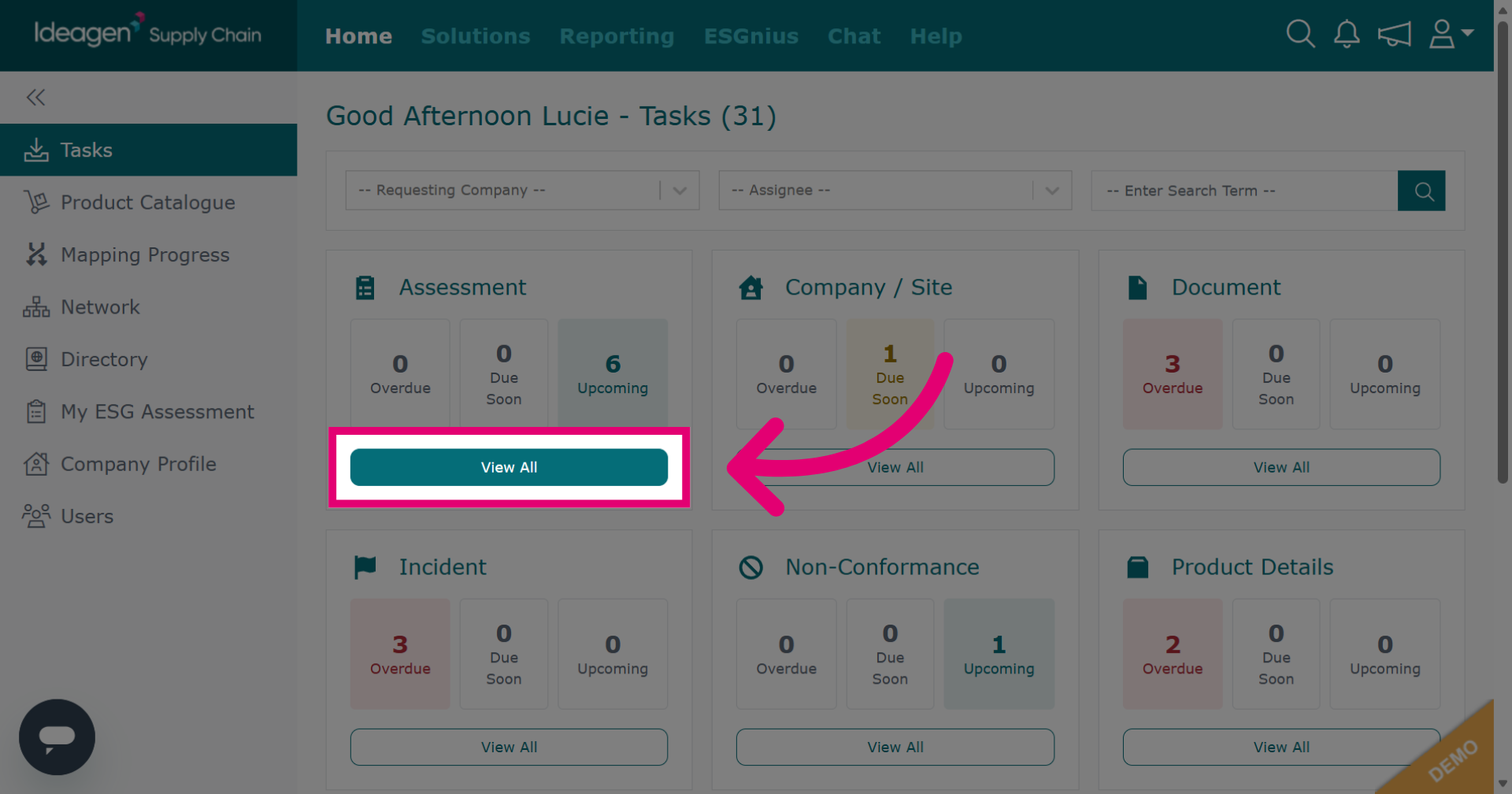 View All Assessment Tasks