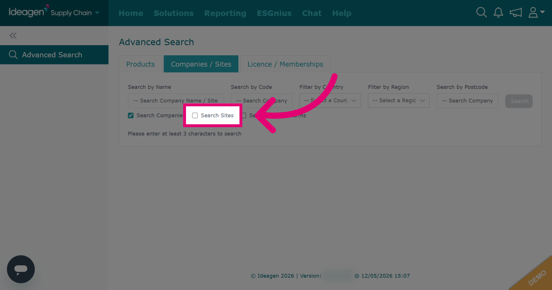 Include Sites within Search