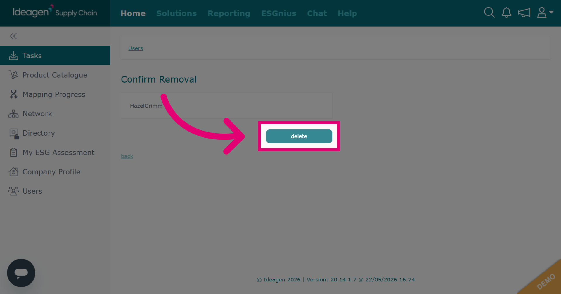 Confirm Remove