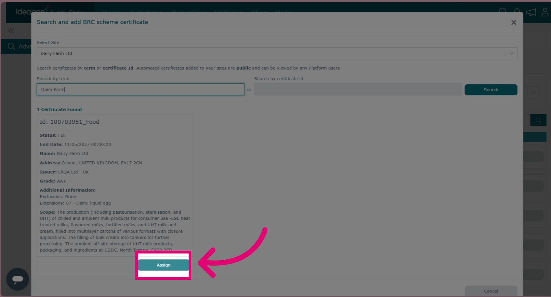 Adding an Automated API Certificate