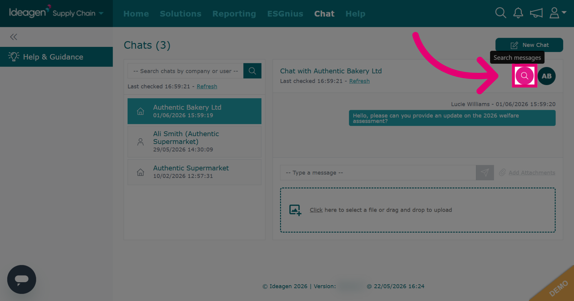 Search Messages