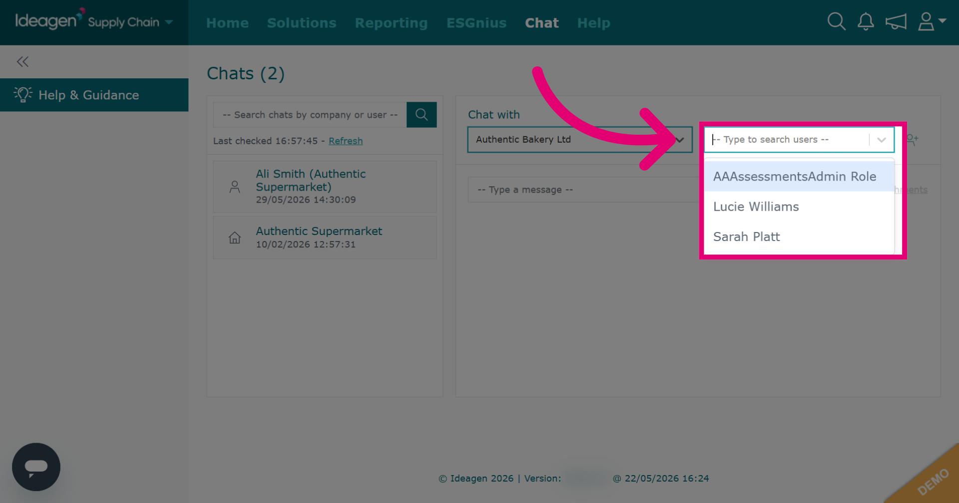 Select Users