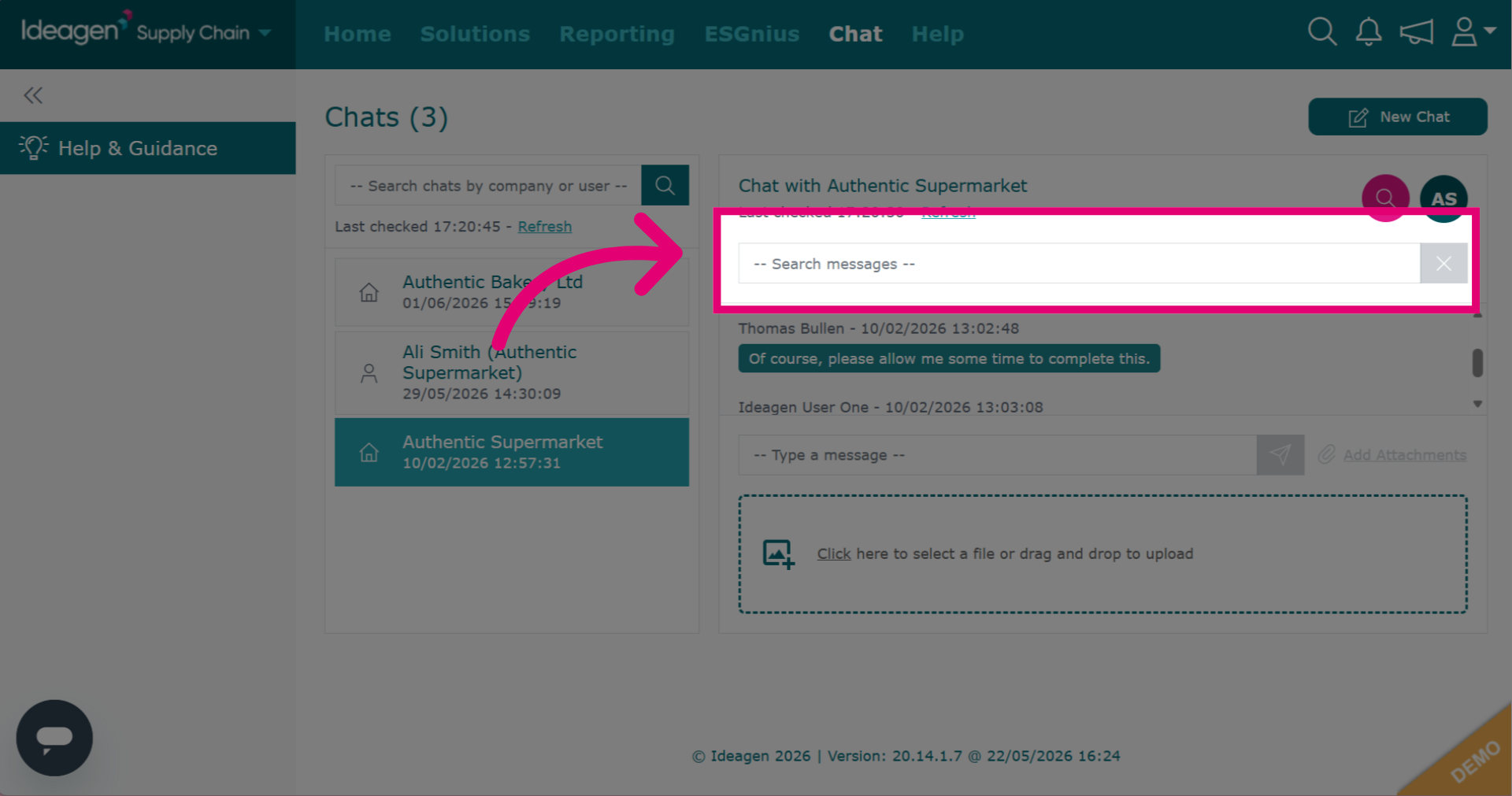 Search Messages