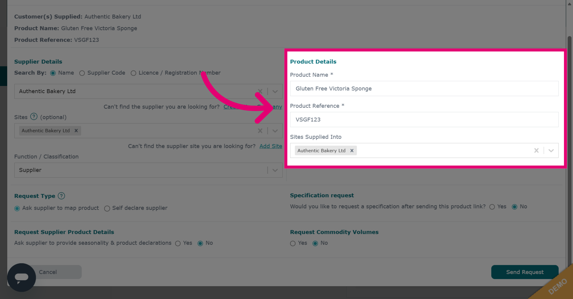 Input Product Data