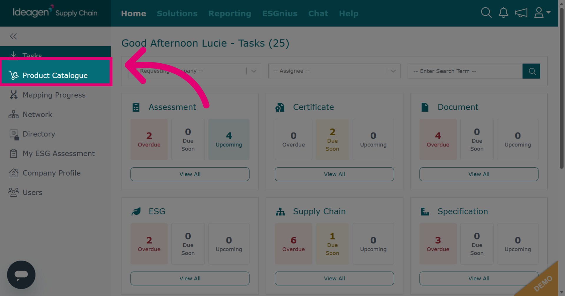Access Product Catalogue