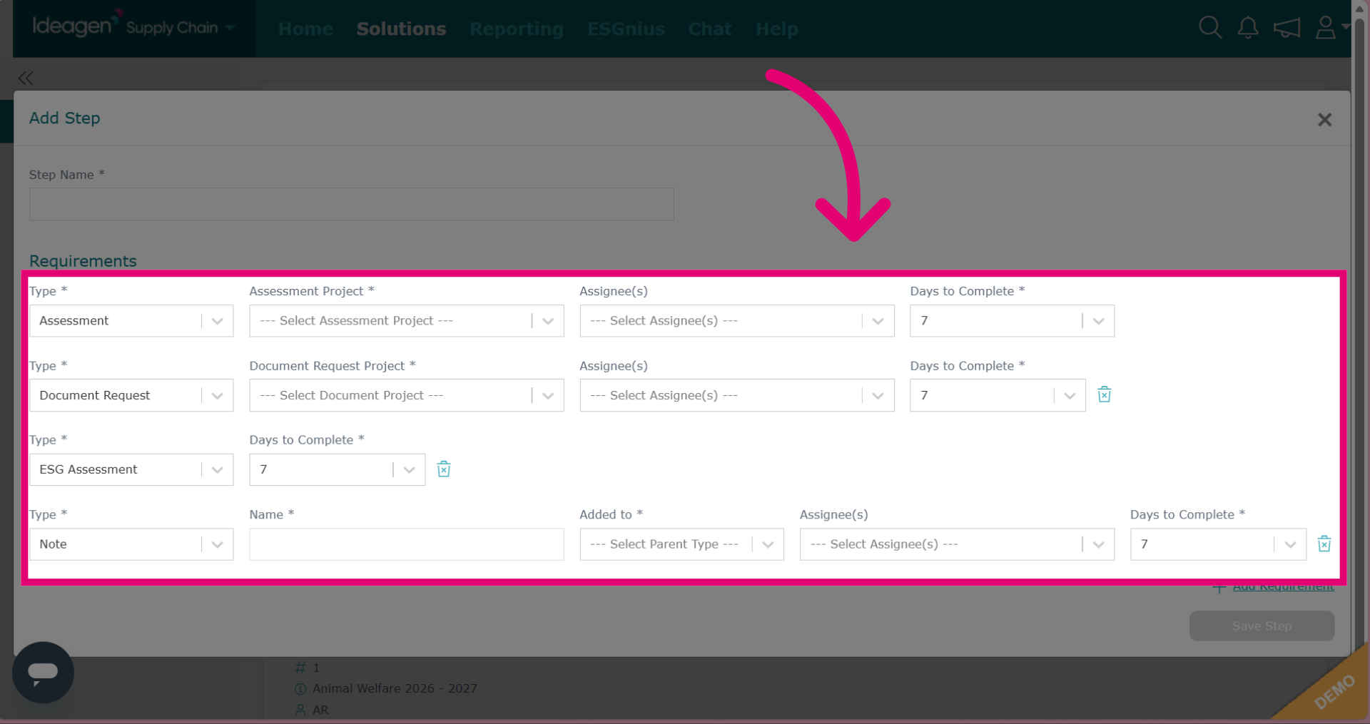 Input Request Data