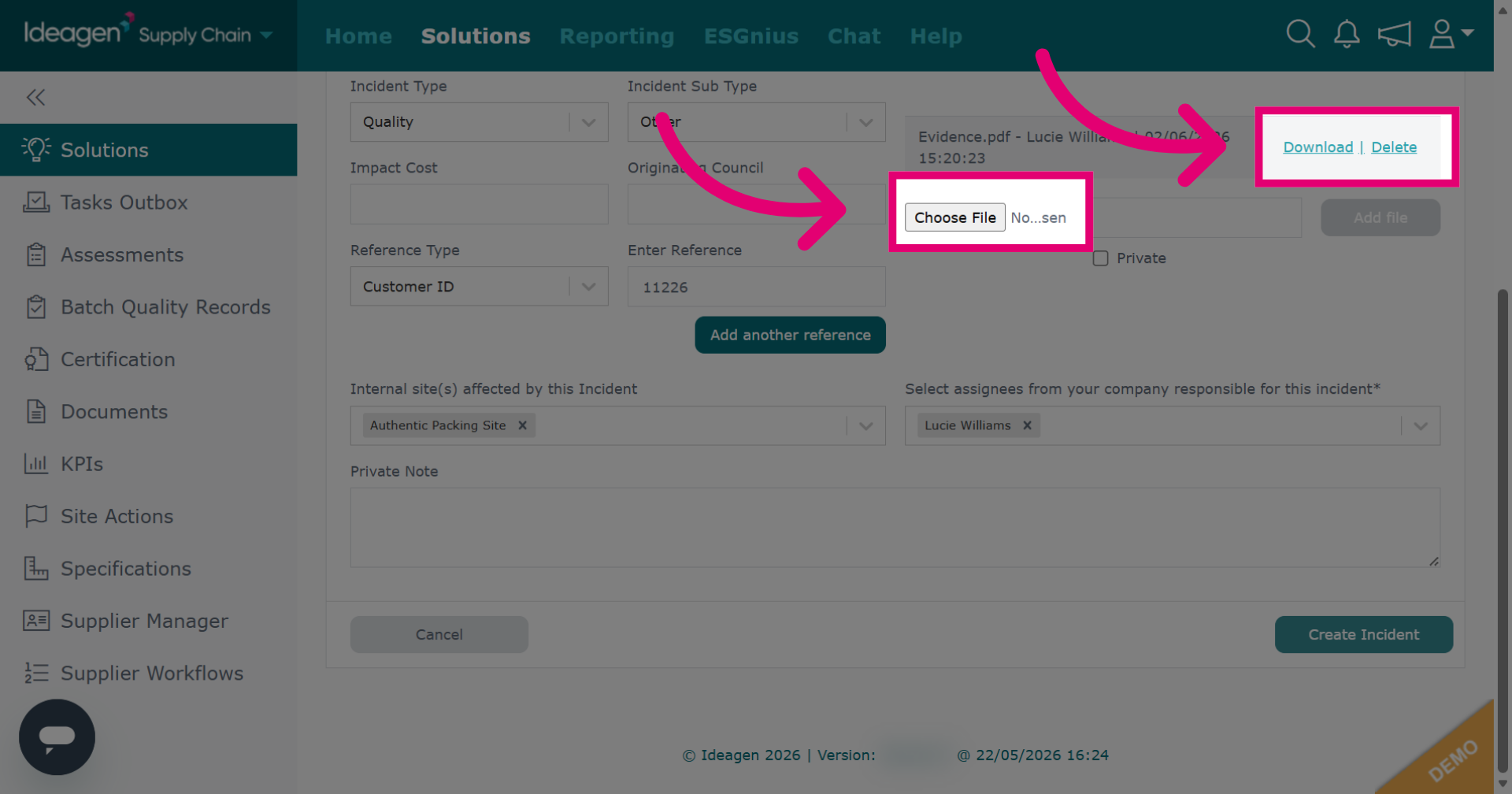 Add Attachment