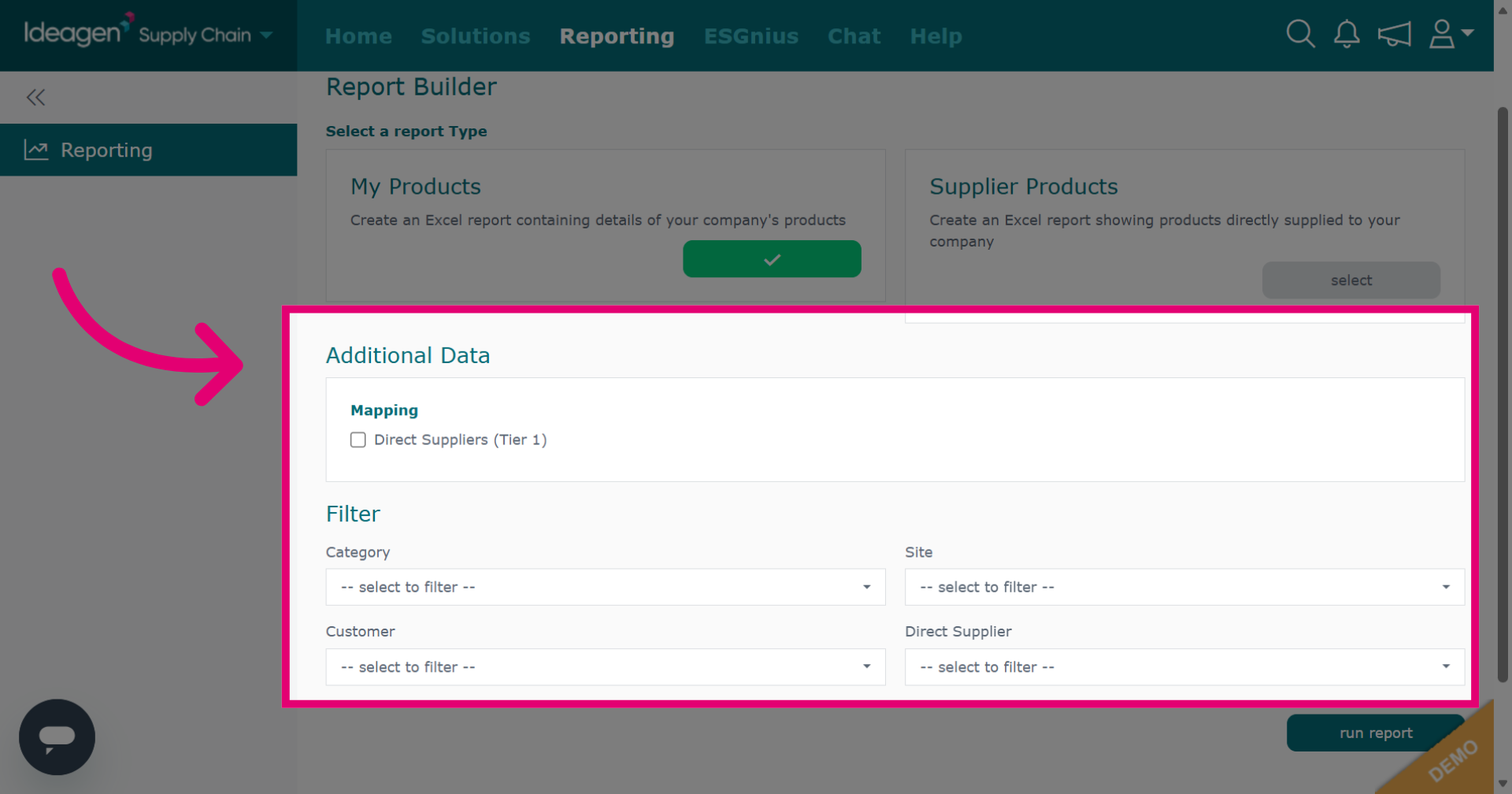 Product Report