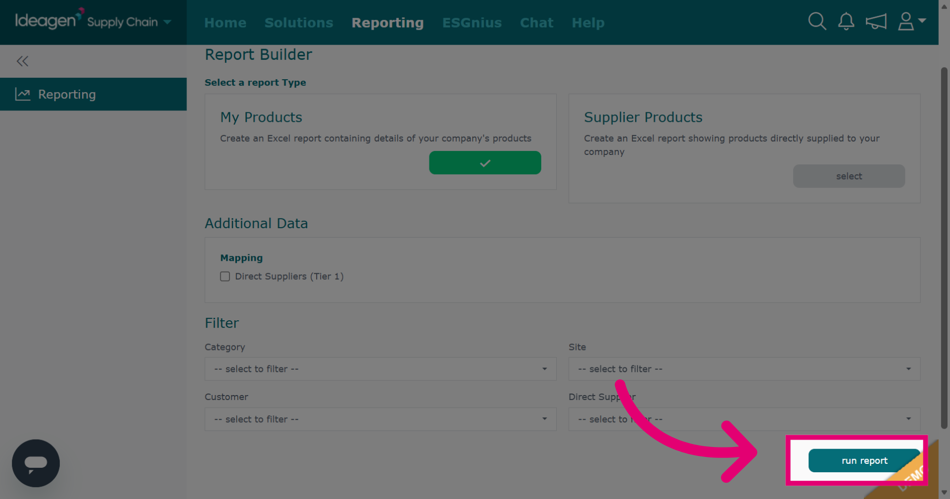Product Report